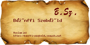 Bánffi Szebáld névjegykártya